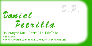 daniel petrilla business card